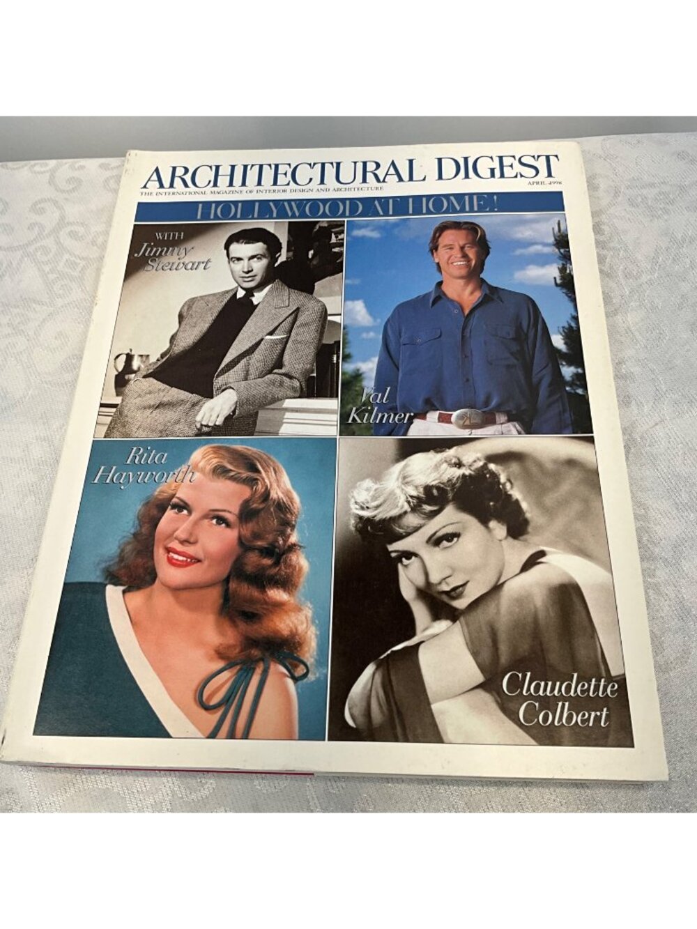 Architectural Digest April 1998 Hollywood At Home